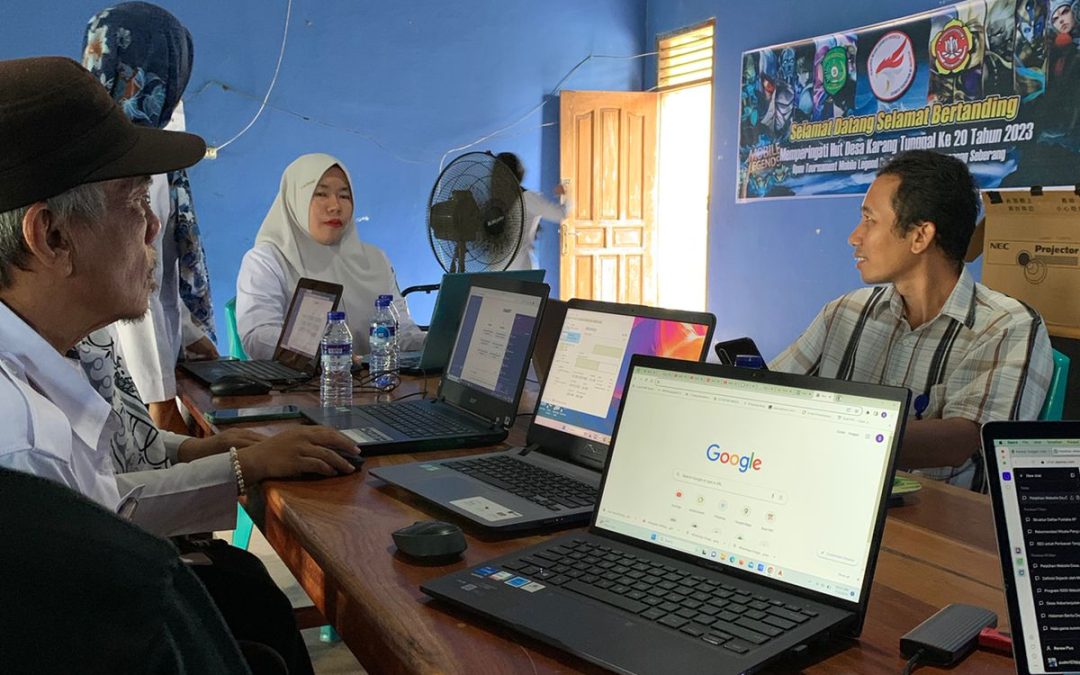 Pemerintah Desa Karang Tunggal Menggelar Pelatihan Konten dan Sistem Informasi Desa untuk Tingkatkan Pelayanan Publik